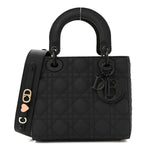 Ultra Matte Calfskin Cannage Small My ABCDior Lady Dior Black