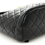 Calfskin Quilted Mini Urban Spirit Backpack Black