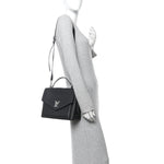 Soft Calfskin My Lockme Top Handle Black