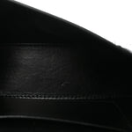 Shiny Calfskin Monochrome Crocodile Embossed Small Hourglass Evening Chain Bag Black