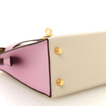 Epsom Horseshoe Mini Kelly Sellier 20 Craie Mauve Sylvestre