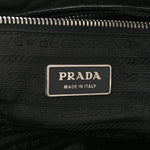 Tessuto Nylon Saffiano Tote Black