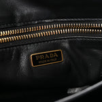 Calfskin Soft Sound Charms Shoulder Bag Black