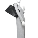 Saffiano Lux Large Tote Black