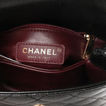 Caviar Quilted Extra Mini Coco Handle Flap Black