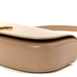 Box Calfskin Mini Voltaire Shoulder Bag Dark Cork