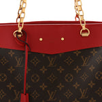 Monogram Pallas Shopper Cherry