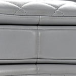 Lambskin Quilted Small Trendy CC Flap Dual Handle Bag Grey