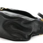Calfskin Medium Marcie Satchel Black
