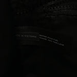 Polyester Cotton Medium The Teddy Traveler Tote Bag Black