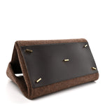 Wool Felt Medium Hug Bag Brown
