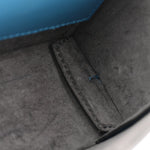 Recycled Fabric Jacquard Vitello King FF 1974 Baguette Soft Trunk Asfalto Black Fiordaliso