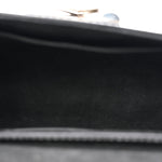 Calfskin Monogram Spaceship Embossed Twist Shoulder Bag PM Argent
