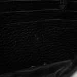 Dollar Calfskin Interlocking G Chain Wallet Black