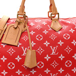 Calfskin Monogram Speedy P9 Bandouliere 40 Red
