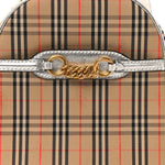 Smooth Calfskin 1983 Knight Check Link Backpack Silver