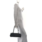 Nubuck Medium Le Teckel Bag Black Anthracite