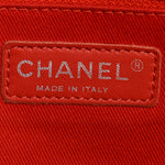 Perforated Calfskin Large Up In The Air Flap Red