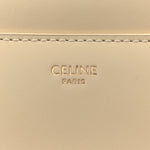Satinated Calfskin Small 16 Top Handle Bag Beige