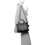Grained Calfskin Small The Tote Bag Black