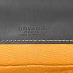 Goyardine Monte Carlo Bois Clutch With Strap Gray