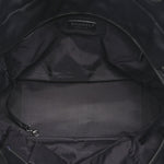 Coated Canvas Quilted Large Paris Biarritz Tote Black