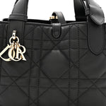 Calfskin Macrocannage Small Toujours  Black