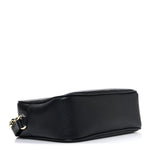 Pebbled Calfskin Small Soho Disco Bag Black