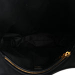 Shiny Softy Calfskin Ivy Bag Black