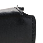 Smooth Calfskin Monogram Phone Holder Crossbody Black