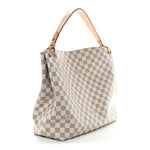 Damier Azur Graceful MM Rose Ballerine