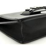 Ultra Matte Calfskin J'Adior Chain Flap Bag Black