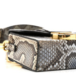 Snakeskin 30 Montaigne Box Bag Beige Multicolor
