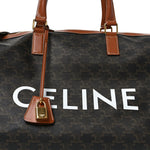 Triomphe Canvas Large Voyage Duffle Tan