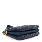 Lambskin Embossed Monogram Coussin PM Denim Blue