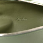 Grained Calfskin L19 Extra Pocket Pouch Sage Brush Leaves