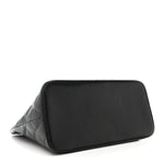 Caviar Quilted Medallion Tote Black