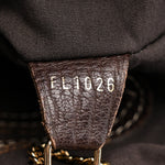 Mini Lin Monogram Bucket Bag Ebene