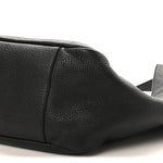 Grained Deerskin Bea Tote Black