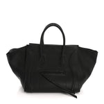 Grained Calfskin Medium Phantom Luggage Black