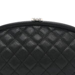 Caviar Quilted Timeless Clutch Black