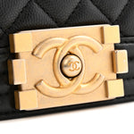 Caviar Quilted New Medium Boy Flap Black