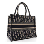 Oblique Small Book Tote Blue Multicolor