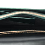 Iridescent Calfskin Serpenti Forever Shoulder Bag Emerald Green