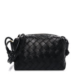 Nappa Intrecciato Mini Loop Camera Bag Black