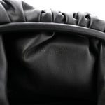Smooth Butter Calf The Pouch Oversized Clutch Black