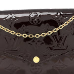 Vernis Pochette Felicie Chain Wallet Amarante
