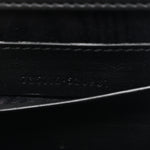 Sequin Lizard Embossed GG Mini Bamboo 1947 Top Handle Chain Bag Black White