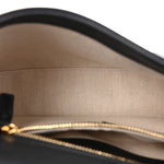Roxy Calfskin Medium Blondie Top Handle Bag Black