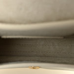 Box Calfskin Small Bobby Bag White